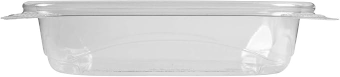 Karat [8oz -200 ct Small Clamshell Containers with Lids, For Berries, Fruits, Nuts, and Home Meal Prep - Clear Plastic Food Containers, Take Out Containers