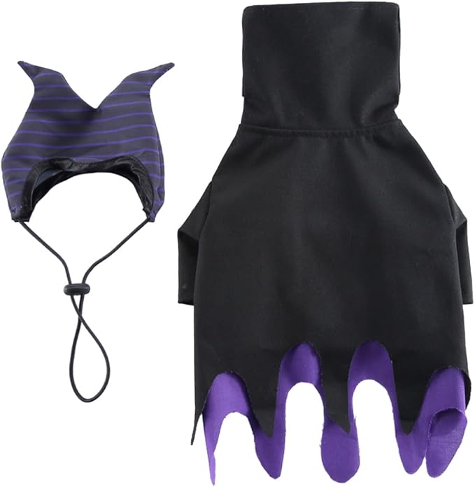 Wear-Resistant Witch Puppy Clothes Dog Halloween Costume Comfortable Pet Cosplay Outfit for Dogs and Cats Stylish Halloween Party Apparel to Make Pets Stand