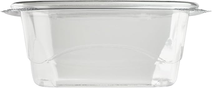 Karat PET Hinged Deli Containers with Lids - Perfect for Pasta Salads, Fruit, Deli Sides, and Home Meal Prep - Clear Plastic Food Containers, Take Out Containers (16oz)