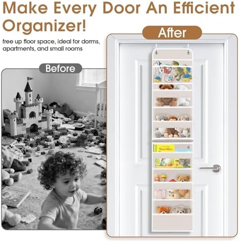 Over The Door Organizer Storage behind Door Hanging Organizer for Nursery