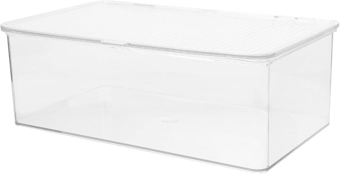 Portable CD Storage Box with Lid Dustproof PET Case for DVDs | Large Capacity Organizer, Lightweight Hard Cover Design, Protects Discs, Media Shelf Use