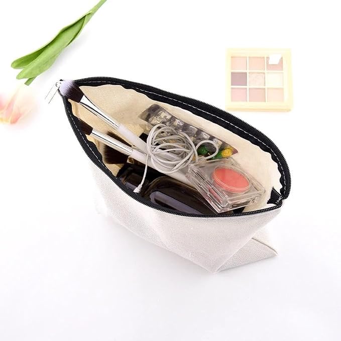 Book Lovers Gift Bag for Women Bookish Canvas Makeup Bag Reading Zipper Pouch Author Writer Reader Accessories Bookworm Book Club Birthday Gift Student Graduation Gifts from Teachers Librarian Pouch