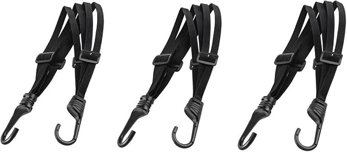 Car Nets Car Trunk Organizer Elastic Strap For Jeep For Wrangler TJ JK JL For Gladiator JT 1997-2025 Heavy Duty Cargo Strap Rope Hook Accessories Cargo Net (3PCS)