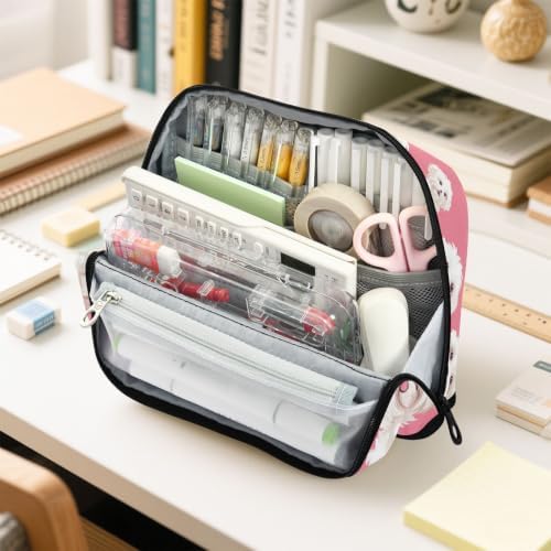 Maltese Dogs Pencil Case for Kids Girls Boys | Large Pencil Pouch Pen Bag Holder with Big Capacity