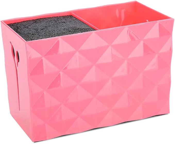 Shear Holder for Groomer, Large Capacity Scissor Storage Case | ABS material, removable straws for easy cleaning, organized tool storage, for home and salon use, non-slip design