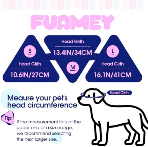FUAMEY Dog Hat Beach Bucket Hat for Dogs with Ear Holes Summer Visor