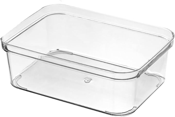 Drawer Organiser Dividers Multi Size Clear Desk Cabinet Organiser Tray Storage Bins for Kitchen Bedroom Bathroom Stackable Drawer