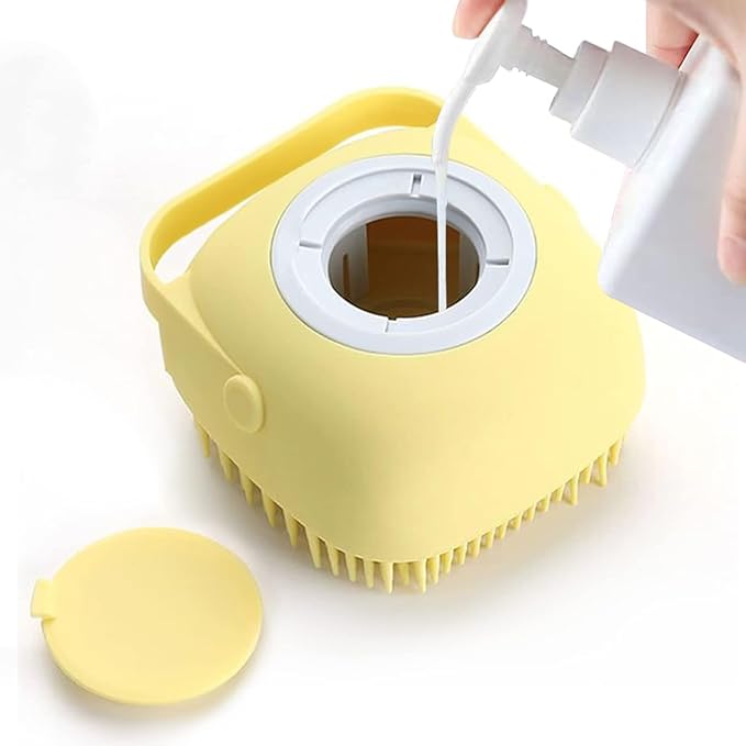 Pets Bath Brush,Scrubber for Bath, Dog and Cat Shampoo Brush,Washing/Shower Brush