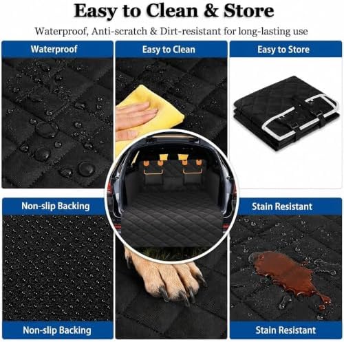 Pet Travel Mat for Ford Edge Plus II, Dog Cargo Liner