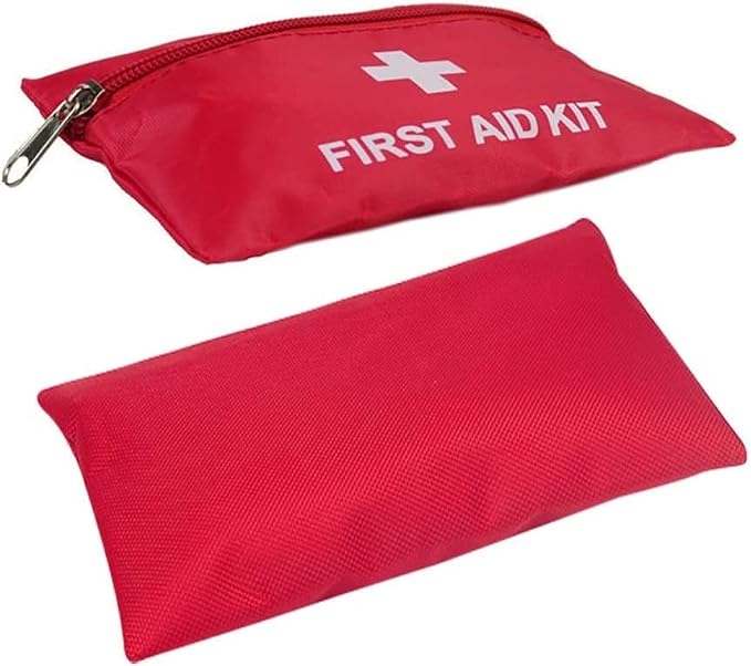 12 Pack First Aid Empty Bag, Travel Empty First Aid Kit Pouch for Emergency at Home, Office, Car, Outdoors, Boat, Camping, Hiking(Bag Only)