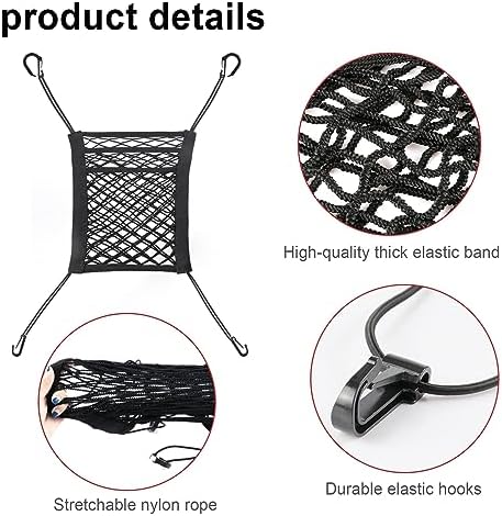 3-Layer Car Mesh Organizer for Dodge Charger 2011-2023