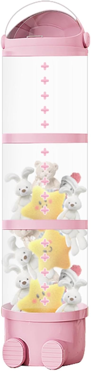 Plush Storage Tube Transparent | Kids Plush Doll Clear Storage Tube for Plush Toy Display Storage Organizer Kids Room Nursery Playroom Home Decor Soft Toy