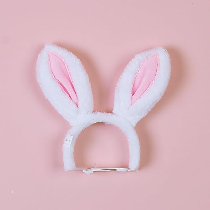 Dog Rabbit Bunny Ear Headband Headwear,Halloween Easter Cat Bunny Costume Outfits for Pet Hair Accessories (Large)