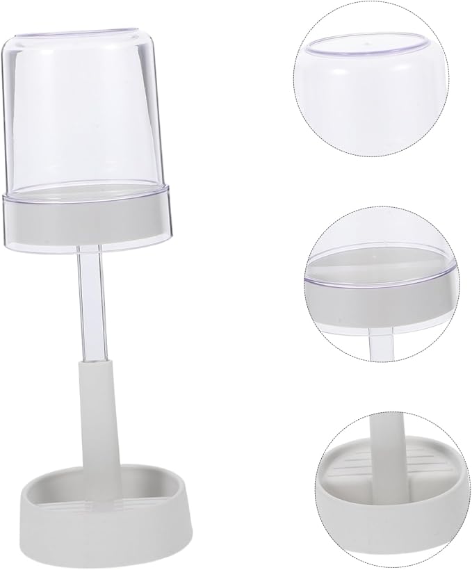 Toothbrush Storage Rack with Slot Toothpaste Organizer Storage for Electric Toothbrushes Portable Design for Travel and Home Use Friendly Aesthetic