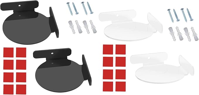 Diarypiece Acrylic Circular Corner Shelf Universal Mount, For Security Camera Baby Monitors Speaker Wifi Routers