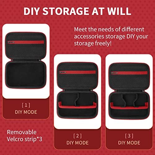 Yinke Travel Storage Case for Philips Norelco Multigroom Series 3000/5000, MG3740/40, MG5910/49 - Protective Organizer for Beard Trimmer, Attachments, Face & Ear Hair Trimmer, and Hair Clipper Shaver