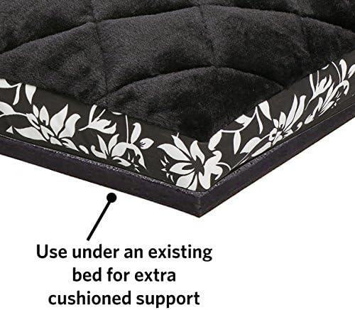 MidWest Homes for Pets Cushioned Dog Crate Mate, 30 inch Black