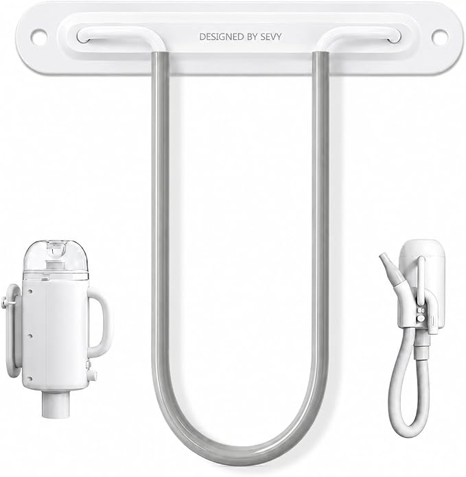 Sevy Dog Hair Dryer Wall Mount, Wall Holder Bracket Whoosh High Velocity Dog Dryer Blower, Space-Saving Grooming Dryer Storage Accessory for Home & Professional Grooming, Mount Only