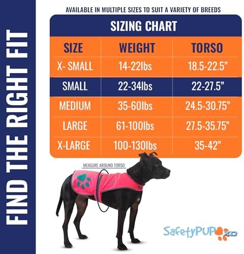 Reflective Dog Vest, Hi Vis Safety Gear for Low-Light Morning & Night Walks