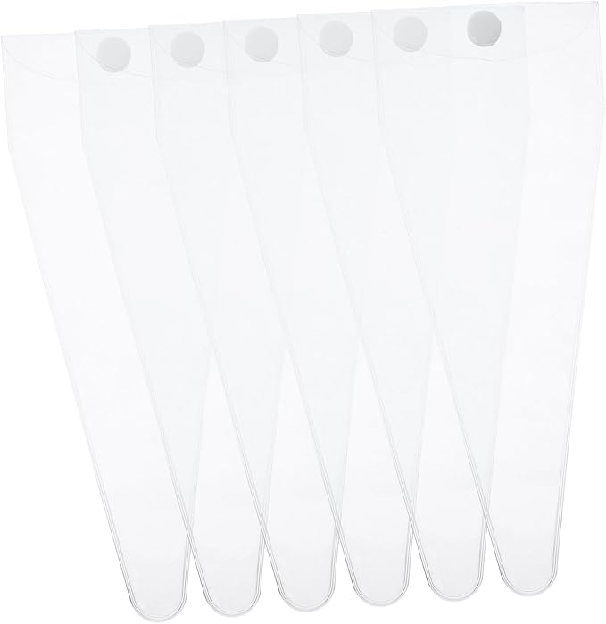 Pet Grooming Scissor Hair Trimmer Storage 6pcs Portable PVC Organizer Leakproof Closure Easy Travel Kit