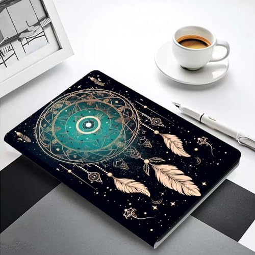 for Samsung Tab A9 Plus/A9+ 10.9 Inch 2023 (SM-X210/X216/X218) Tablet Case,Premium Leather Folio Stand Auto Wake/Sleep,Multiple Viewing Stand,Dream Catcher Fantasy Pattern