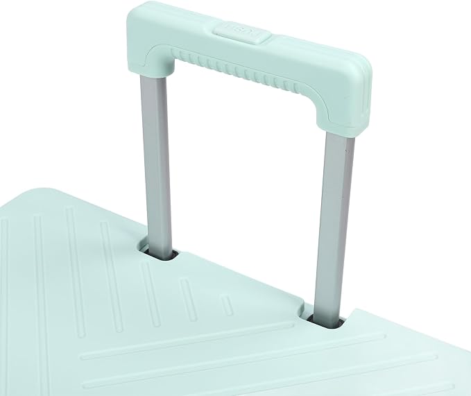 Folding Utility Cart, Portable Rolling Crate Handcart with Telescoping Handle, Large Capacity Storage Cart for Outdoor Shopping Travel, 15.75in x 14.17in x 39.37in (Green)