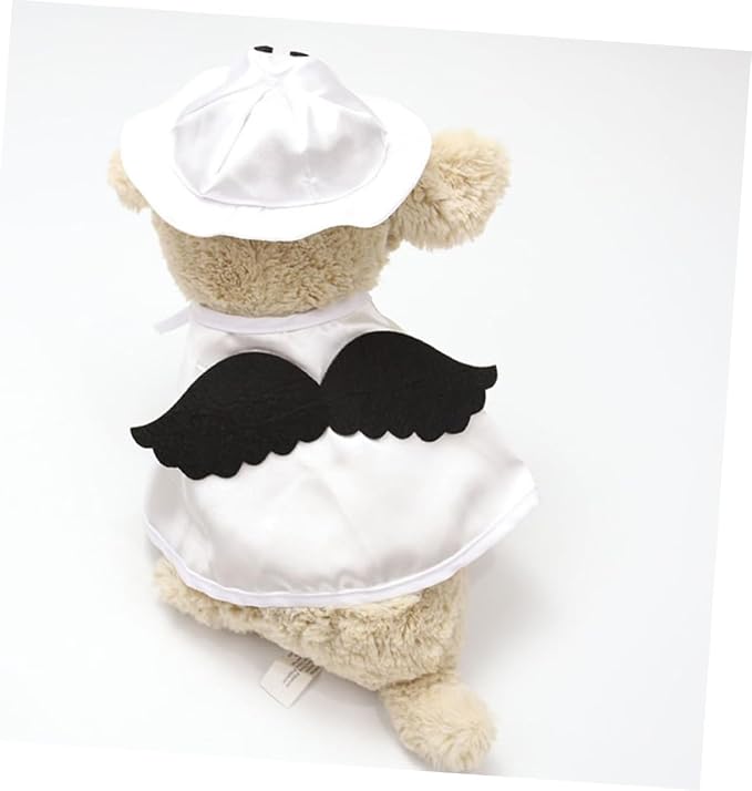 Totority 1set Halloween Pet Costume Cape Hat for Dogs Cats Lightweight Chic Design for Parties Halloween Christmas Apparel for Pets to Stand