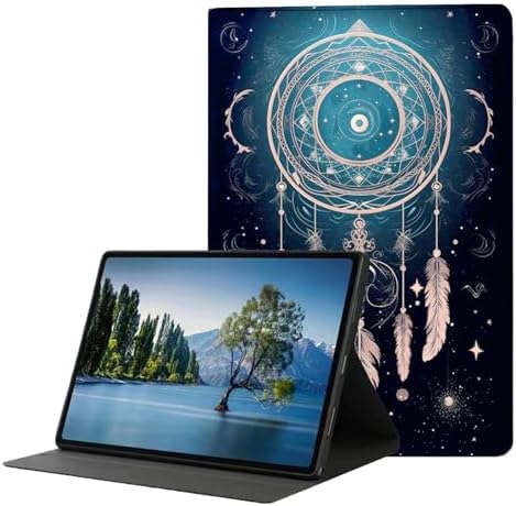 for Samsung Galaxy Tab S9 Plus/S9 FE Plus 5G 12.4 Inch 2023 Tablet Case,Premium Leather Folio Stand Auto Wake/Sleep,Multiple Viewing Stand,Dreamcatcher