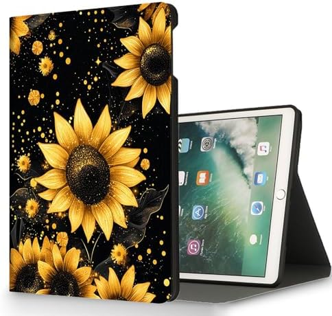 for Microsoft Surface Pro 8-13" 2021 Tablet Case,Auto Wake/Sleep,Adjustable Stand Protective Cover - Sunflower