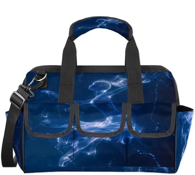 Ballerina Heavy Duty Tool Bag 14.8 Inch Art Portable Soft Tool Box Organizer Storage with Adjustable Shoulder Strap