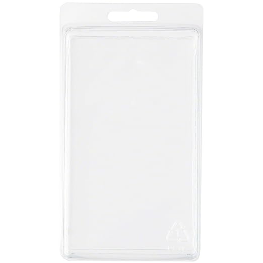 Clear Plastic Clamshell Package/Storage Container, 5.5" H x 3.19" W x 1.63" D, Pack of 25