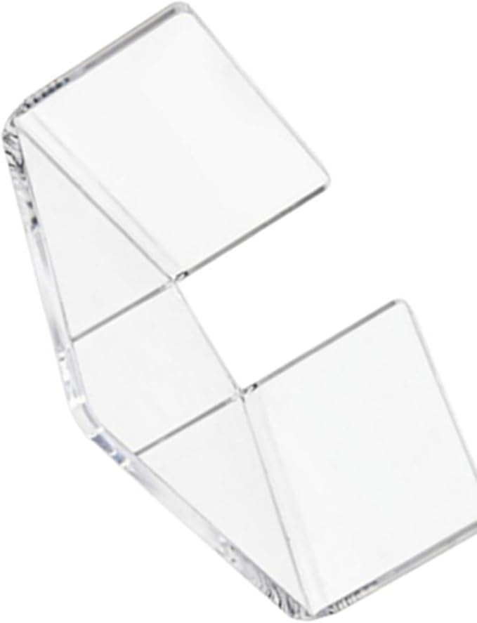 Corner Camera Mount - Security Camera Shelf, 2 Pieces Acrylic Wall Mount Stand for Monitors, Clear Acrylic Frame with Industrial-Strength Adhesive, Device Management Tool for Securing Equipment