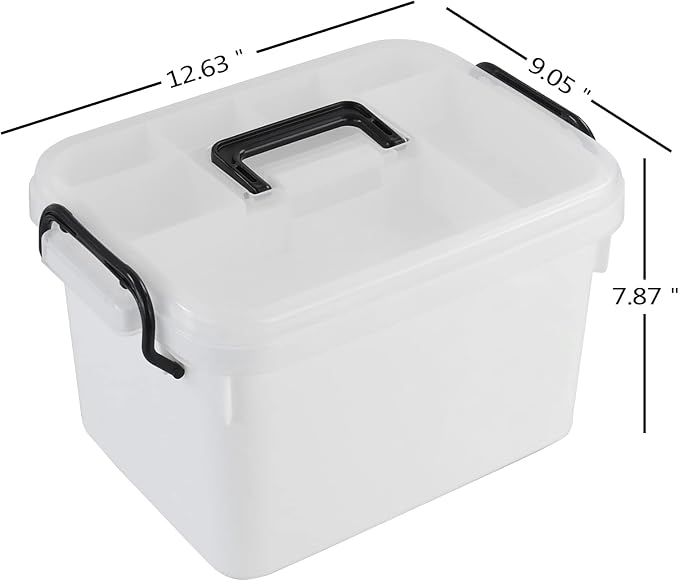 Large Medicine Box, First Aid Box, 1-pack First Aid Container