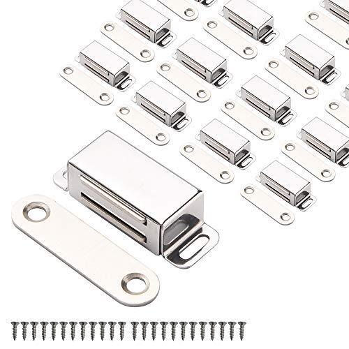 Cabinet Magnets Magnetic Door Catch Stainless Steel Door Magnet for Kitchen Bathroom Cupboard Wardrobe Closet Closures Cabinet Door Drawer Latch 20 lbs