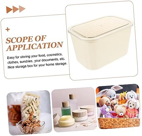 COHEALI Clear Storage Box with Lid Transparent Pet Book Organizer for Bathroom Pantry and Office Versatile Container for Toys Makeup Snacks and More