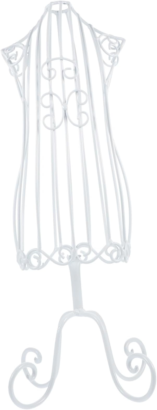 Pet Clothing Display Rack Iron Art Hanging Organizer for Dog Clothes | White Finish, Home and Pet Shop Use, Displaying Pet Clothing, One Piece Holder