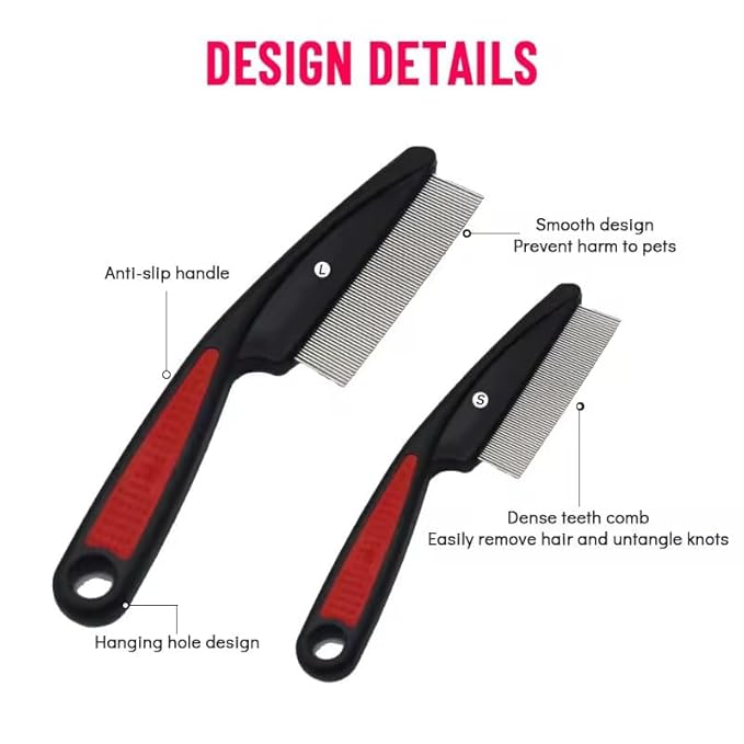 2026 Large 7-in-1 Professional Pet Grooming Kit for Dogs & Cats Complete Grooming Solution for Shedding, Dematting, Trimming & Cleaning
