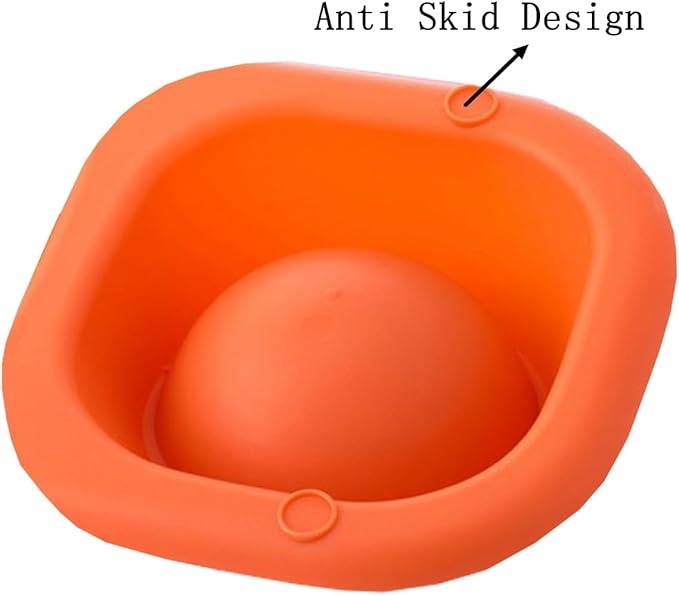 No Spill Cat Bowl Ant Proof Cat Dish for Kitten Pet Dog Small Animals Blue S