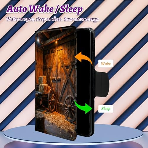 Rotating Handle Case for Samsung Galaxy Tab S8 Plus 2022/S7 FE 2021/S7 Plus 2020 12.4 Inch, 360 Degree Swivel Kickstand with Magnetic Closure Leather Protective Cover, Vintage Wheels