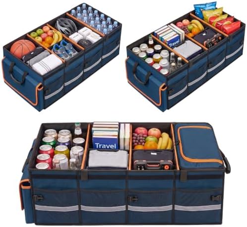 GDNasist Car Trunk Organizer and Storage for Car, SUV & Sedan, Extra Large