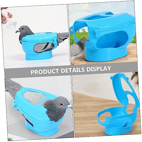 Pigeon Holder Feeding Stand Injection System Bird Feeding Device for Medications Adjustable Pigeon Cage Accessory Suitable for Young Birds
