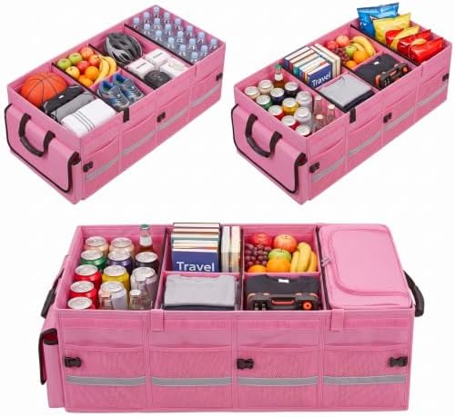 GDNasist Car Trunk Organizer and Storage for Car, SUV & Sedan, Extra Large