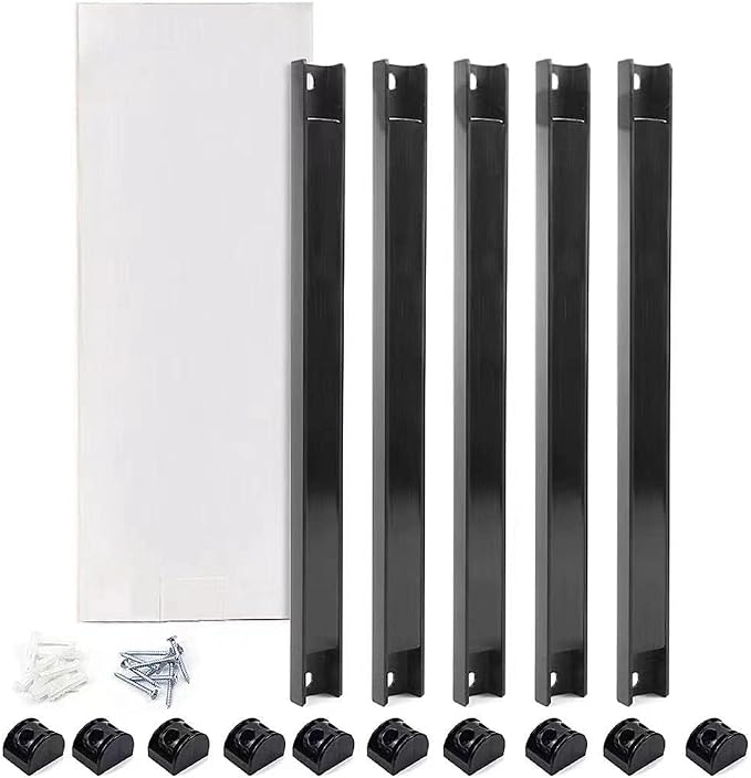 DGSL Heavy Duty Magnetic Tool Holder, 5 Pack 16" Wall Mount Organizer | Space-saving Magnetic Strip, Magnetic Knife Holder, Screwdrivers, Wrenches, Pliers, Garage and kitchen Organization