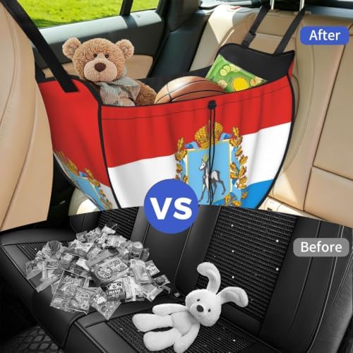 Samara Flag Car Seat Organizer-Backseat Storage Bag for Travel