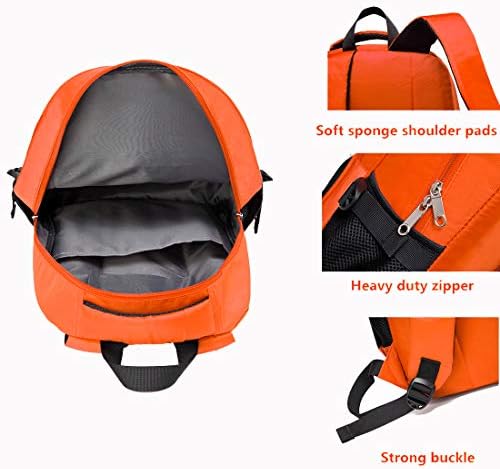 First Aid Bag Empty Red Emergency First Responder Trauma Multi-Pocket Traveling Field Trips Camping Essentials (Orange, 1 Piece)