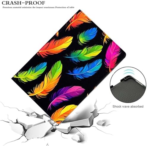 for Samsung Galaxy Tab A 10.1 Tablet Case 2016(SM-T580 T585 T587, Not for 2019 Model),Premium Leather Folio Stand Auto Wake/Sleep,Multiple Viewing Stand,Feather