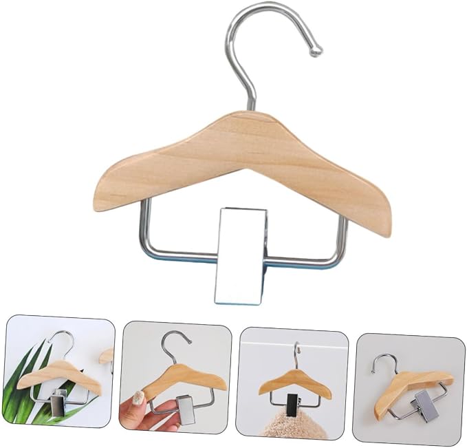 PRETYZOOM 2Pcs Dog Clothing Hangers Lightweight Pet Apparel Rack Non Slip Design for Dog Clothes Hangers for Puppy and Cat Clothing Display Pet Supplies