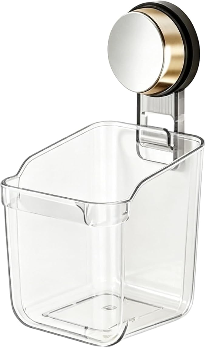 Space Saving Suction Cup Organizers Shelf for Small Spaces Holds Heavy Items Without Drilling for Kitchen Bathroom Not Drill Wall Holder