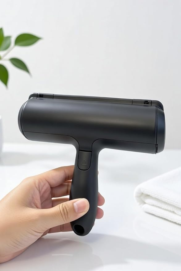 Reusable Pet Hair Remover Roller - Lint Brush for Dog & Cat Hair, Furniture, Couch, Carpet, Bedding, Car Seats - Eco-Friendly, Self-Cleaning, No Refills Needed