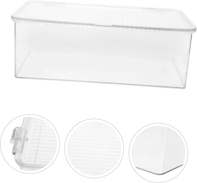 TEHAUX Sturdy Cd Storage Box Portable Cd Case Lid DVD Holder for Car Decorative Organizers for Home and Office